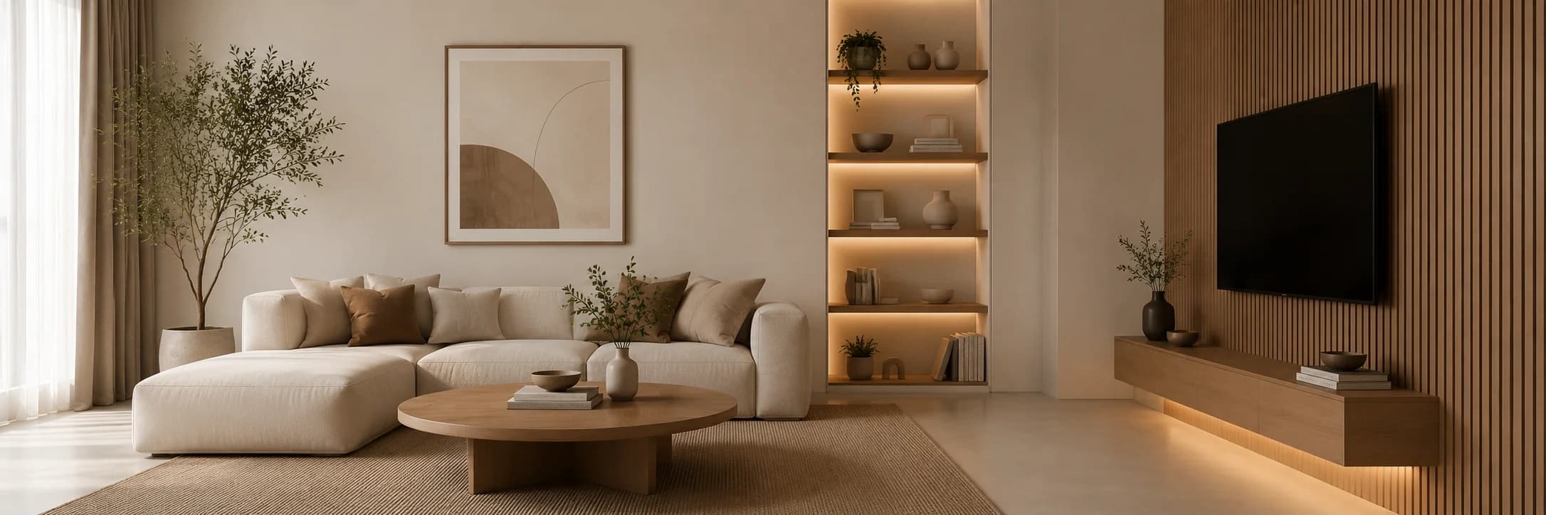 Woodsnery living room interior